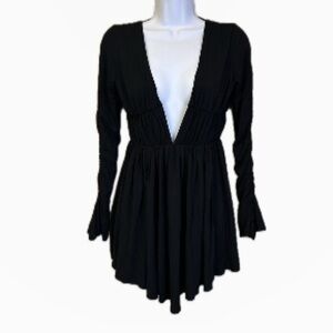 Oh Polly Black Dress Size 4